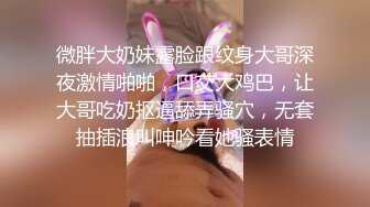 微胖大奶妹露脸跟纹身大哥深夜激情啪啪，口交大鸡巴，让大哥吃奶抠逼舔弄骚穴，无套抽插浪叫呻吟看她骚表情