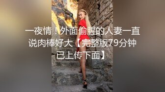 一夜情！外面偷腥的人妻一直说肉棒好大【完整版79分钟已上传下面】