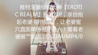 ✿推特淫妻绿帽大神『EROTIC REALM』换妻群P，亲自抱起老婆 掰开双腿，让老婆蜜穴直面单男更好进入！看着老婆被艹到流泪[823M/MP4/02:47:29]