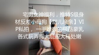 ❤️宅男女神福利，推特S级身材反差小母狗【甜儿亲亲】VIP私拍， 一手难握的极品豪乳各式玩弄胸大屁股大私处嫩