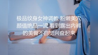 极品纹身女神调教 粉嫩美穴颜值绝品一流 看到露出内裤的美臀不自觉兴奋起来