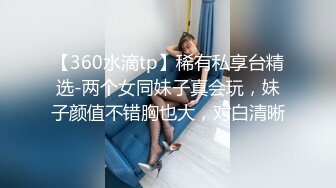 【360水滴tp】稀有私享台精选-两个女同妹子真会玩，妹子颜值不错胸也大，对白清晰