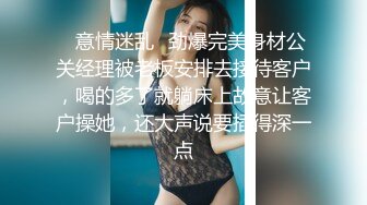 ✨意情迷乱✨劲爆完美身材公关经理被老板安排去接待客户，喝的多了就躺床上故意让客户操她，还大声说要插得深一点